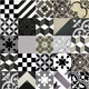 Patchwork-Zementfliese / für den Innenraum / Boden / Wand