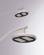 LED-Seilleuchte / rund / Aluminiumguss / Glas
