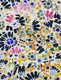 moderner Teppich / Blumenmotive / Wolle / Seide