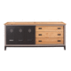 klassisches Sideboard / Holz / mit Schubladen / mit Schiebetür