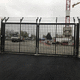 einflügeliges Tor / Metall / mit Stangen / schnellschließend