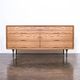 modernes Sideboard / Eiche / Stahl