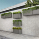 Beton-Pflanzkübel / Metall / Stein / Glasfaser