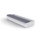 moderne Bank für den öffentlichen Raum / Aluminium / Edelstahl / COR-TEN®-Stahl