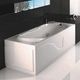 freistehende Badewanne / Holz / Acryl / Wassermassage