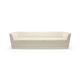 modernes Sofa / Stoff / Leder / beige