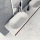 Aufsatzwaschbecken / Mineralwerkstoff / oval / modern
