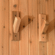 moderner Garderobenhaken / Holz / individuell