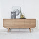modernes Sideboard / Eiche / Nussbaum / Massivholz