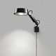moderne Wandleuchte / für den Innenraum / Aluminium / rund