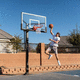 stationärer Basketballkorb