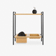 moderner Konsolentisch / Eiche / MDF / Natureiche