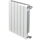 Heißwasser-Heizkörper / modern / Aluminium / Stahl