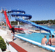 drehende Wasserrutsche / für Aquapark / Mehrfach / Rohr