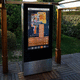 Stele zur Beschilderung / Werbe / digital / elektronisch