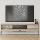 Fernsehmöbel / minimalistisches Design / lowboard / mit Regal / Eiche