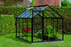Gewächshaus für Hobbygärten / einkuppelig / Glas / Polycarbonat