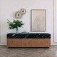 modernes Sideboard / Holz / Marmor / mit Schubladen