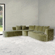 Modulsofa / modern / Farbe anpassbar / Stoff