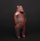 Keramik-Skulptur / bodenstehend / rot / Tier