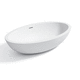 Aufsatzwaschbecken / Keramik / oval / modern