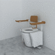 elektronischer Toilettensitz / behindertenfreundlich / Kunststoff / weiß