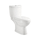 smartes WC / freistehend / Keramik / oval