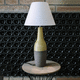 Tischlampe / Stoff / Keramik / modern