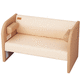 modernes Sofa / beige / MDF / für Kindergarten