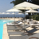 Sonnenschirm mit Zentralmast / Acrylgewebe / Sunbrella® / Batyline®