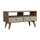 Fernsehmöbel / skandinavisches Design / mit Schubladen / mit Regal / Massivholz