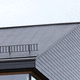 Flachdach / Faserzement / Schieferoptik / flammenhemmend