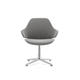 Bürostuhl / originelles Design / für den Innenraum / Stoff / Gestell aus Aluminium