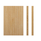 Holzdekorplatte / für Innenausbau / glatt / Holzoptik