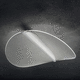 moderne Deckenleuchte / oval / PMMA / LED