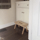 moderner Hocker / Holz / Gestell aus Holz / für Kinder