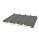 Sandwichpaneel für Dach / PVC-Deckplatte / Glaswollekern / feuerbeständig
