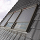 Außenmarkise für Dachfenster / eingebaut / PVC / elektrisch