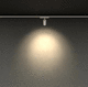 LED-Schienenleuchte / rund / Aluminium / Polycarbonat
