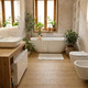 Natureiche-Laminatboden / Eiche / Laminat / schwimmend