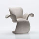 Sessel / originelles Design / Leder / Stoff / Contract