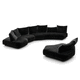 Modulsofa / modern / Stoff / Polyurethan