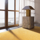 Teppich / skandinavisches Design / einfarbig / Wolle / Leinen