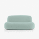 Design-Sofa / Stoff / Polyurethanschaum / mit abnehmbarem Bezug