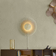 Design-Wandleuchte / für den Innenraum / Metall / PVC