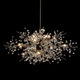 moderner Kronleuchter / Swarovski®-Kristall / Messing / mit Glühlampe