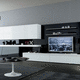 moderne Wohnwand / lackiertes Holz / Made in Italy / von Mauro Lipparini