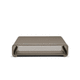 Couchtisch / minimalistisches Design / Holz / gebogen / rechteckig