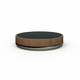 moderner Couchtisch / Holz / Gestell aus Metall / rund