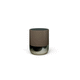 moderner Beistelltisch / Holz / Marmor / Gestell aus Metall